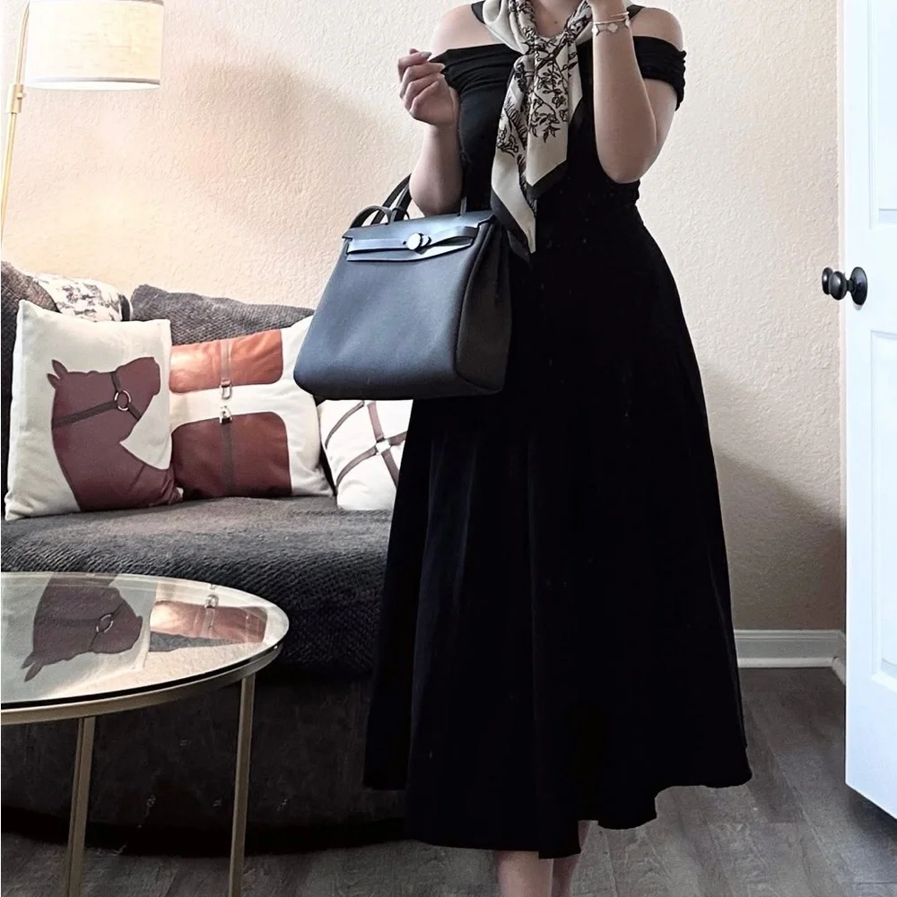 Hermes Herbag 31 Dark Grey - Picture 4 of 4